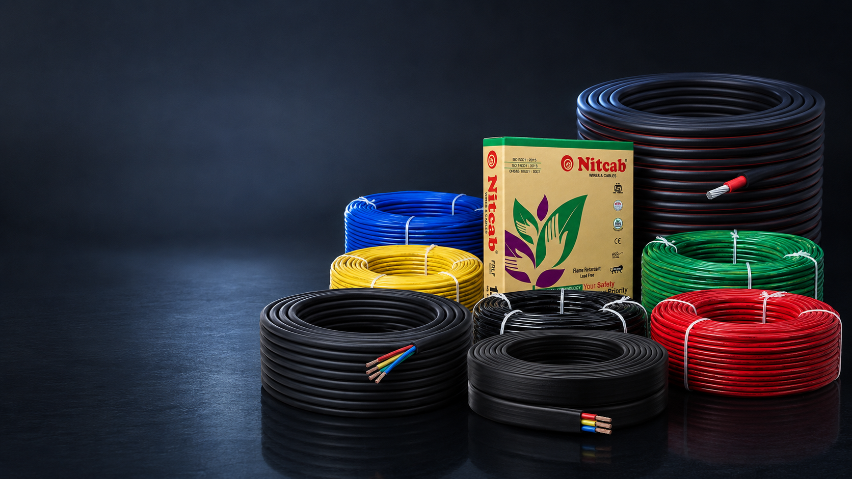 Nitcab product range — wires and cables